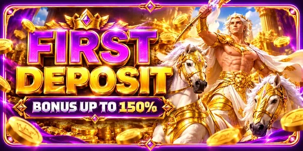 Spin777 First Deposit Bonus poster – up to 150% extra on your first deposit